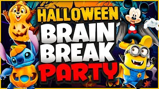 ๐ Halloween Brain Break Party ๐ Freeze Dance ๐ Floor is Lava ๐ Just Dance