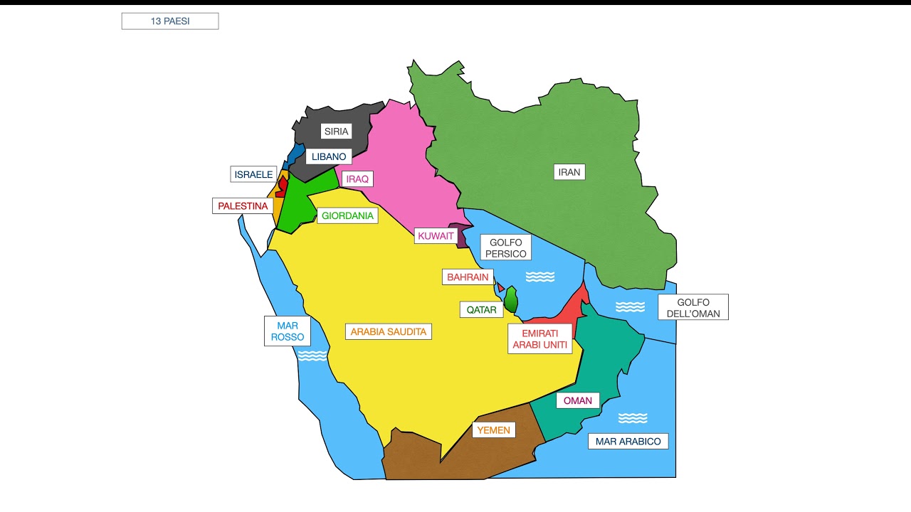 GEOGRAFIA MEDIO ORIENTE
