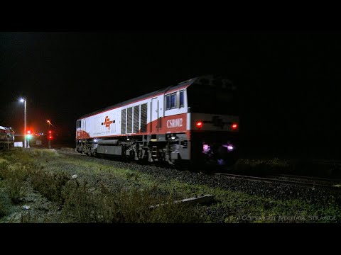 D283V SCT CSR002 Light Engine (28/6/2021) - PoathTV Australian Trains & Railways