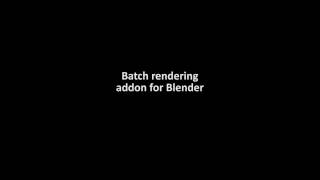 Simple Batch Render | BlendAtlas