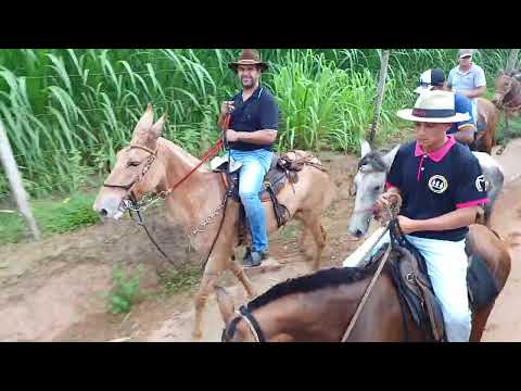 chegada em São Sebastião do Maranhão-mg cavalgada de São Sebastião