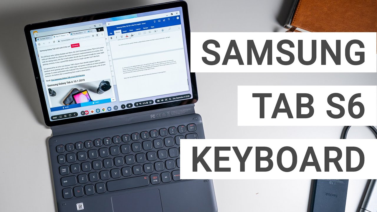 Samsung Galaxy Tab S6 Keyboard Book Cover Review