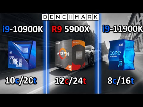 Intel i9-10900k vs Ryzen 5900X vs i9-11900K / Test in 8 Games / Which is the BEST?
