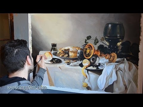 Pieter Claesz - Banquet Piece with Pie, Tazza and Gilded Cup | Art Reproduction Oil Painting