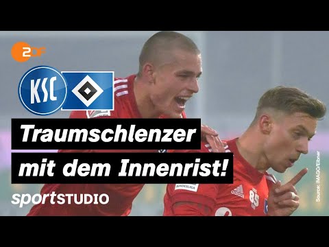 Karlsruhe – HSV Highlights | 2. Bundesliga, 13. Spieltag | sportstudio
