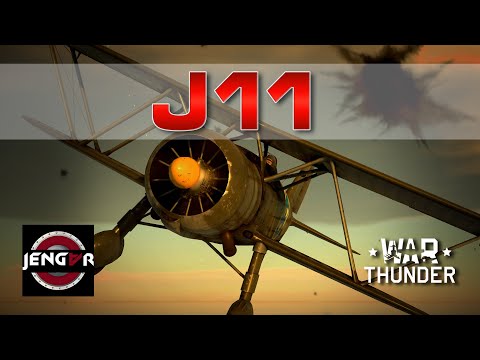 War Thunder: J11 - Sweden - The BIPLANE that CAN'T TURN!