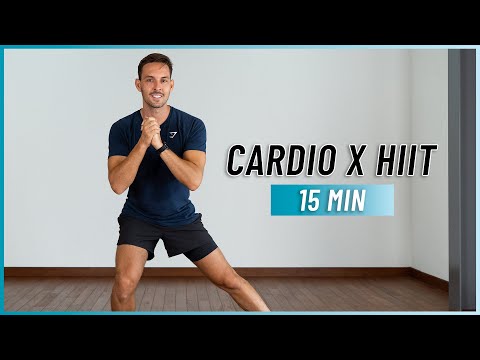 15 Min Full Body Cardio HIIT Workout (No Equipment, Home Workout)
