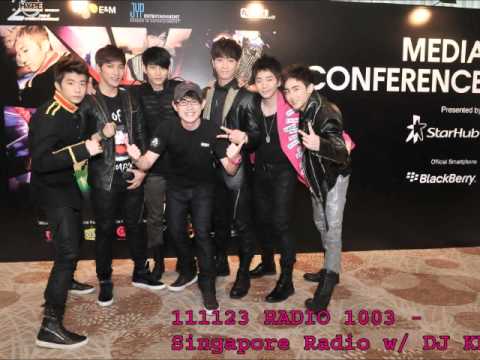 111123 RADIO 1003 w/ DJ Ken - 2PM interview (Singapore)