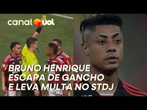 Bruno Henrique does not receive a suspension for a match and is fined by the STJD; see the result.