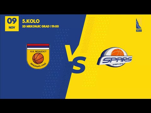 KK Mladost vs OKK Spars  - 5.kolo - KSBIH - 2024/2025