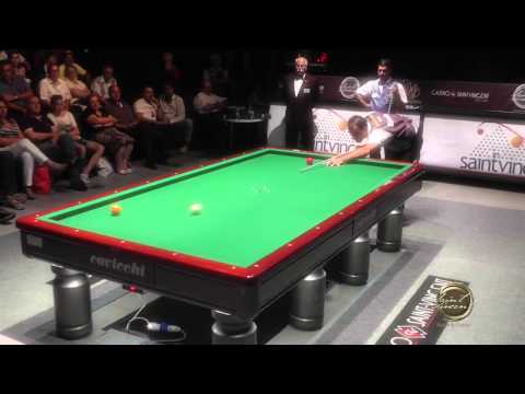 Salvatore Riondino: i migliori colpi al Gran Finale di biliardo 2013