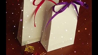 Бумажный подарочный пакетик своими руками - Видео онлайн
