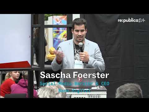 Video Thumbnail: re:publica 2024: Sascha Foerster - Das Fediverse als freies Social Web der Zukunft