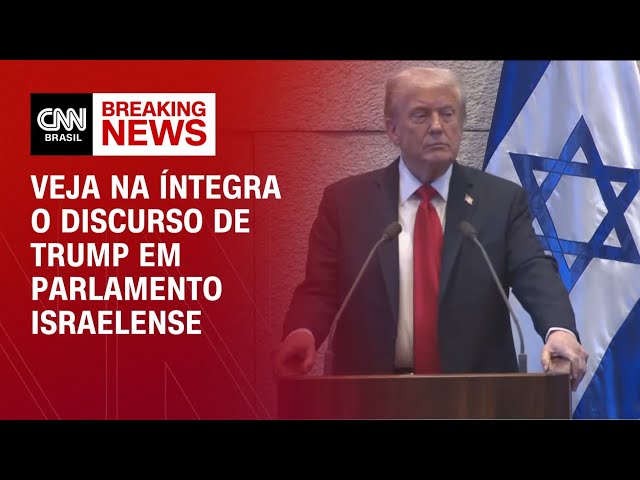 Trump discursa no Parlamento de Israel após libertação de reféns | CNN NOVO DIA