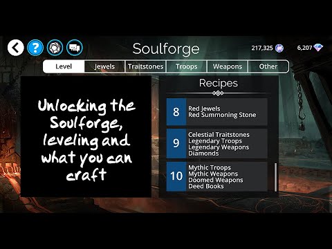 Gems of War Tiny Tutorial: Unlocking the Soulforge and Its Use