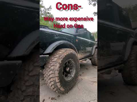 Must WATCH before installing 37's on a Ford BRONCO 🐴💥🛠️ #shorts