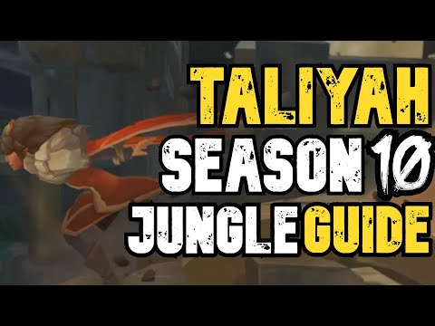 Season 10 Taliyah Jungle Guide - Best Builds & Runes - Taliyah Gameplay Tutorial + Jungle Tracking