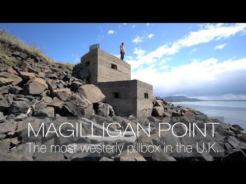 Magilligan Point, the most westerly pillbox in the United Kingdom