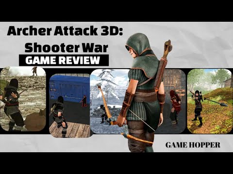 Archer Attack 3D: Shooter War Game Review - YouTube