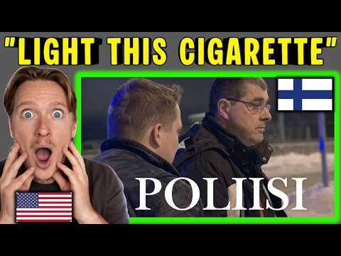 Finland Police vs. Homeless Man 🇫🇮 l American reacts