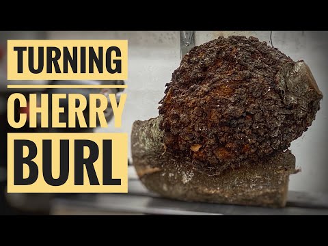 Woodturning: Turning a Cherry Burl Bowl - The “Just a Bowl” Bowl