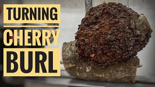 Woodturning: Turning a Cherry Burl Bowl - The “Just a Bowl” Bowl