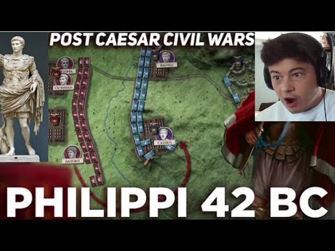American Reacts Battle of Philippi - Post-Caesar Civil Wars