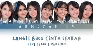 Download lagu JKT48 - Langit Biru Cinta Searah (Fly! Team T Version.) | Color Coded Lyrics mp3