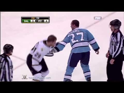 Steve Ott vs Craig Adams Mar 6, 2010