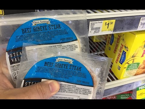 Grilling Dollar Store Ribeye Steak
