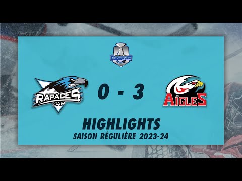 Rapaces de Gap 0-3 Aigles de Nice - Highlights - Synerglace Ligue Magnus 2023/24