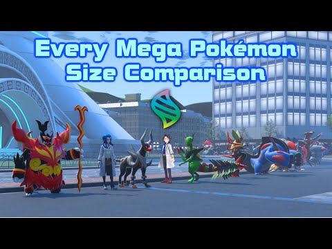 Pokemon Size Comparison - Every Mega Pokemon