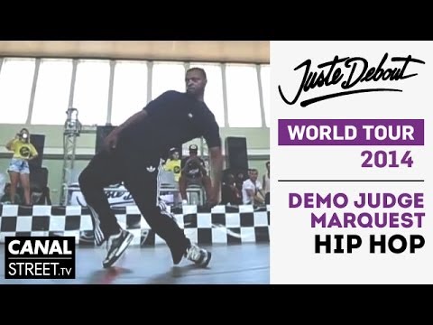 Judge Marquest Hip Hop Demo - Juste Debout Tour 2014 Brazil
