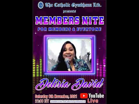 71. MEMBERS NITE LIVE - "DELISIA DAVID"