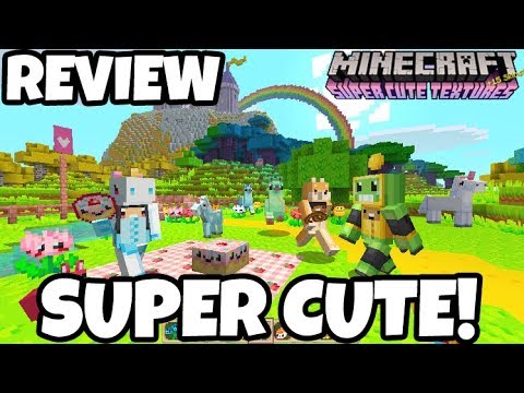 ADORABLE Minecraft Console Texture Pack Review