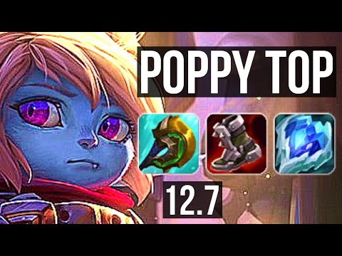 POPPY vs WUKONG (TOP) | 6/1/8, Rank 6 Poppy, 500+ games, Dominating | NA Grandmaster | 12.7