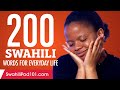 200 Swahili Words For Everyday Life Basic Vocabulary 10