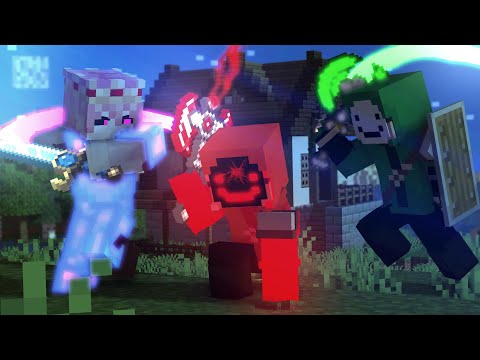 SlyBoyMaster - "Only Now" -  A Minecraft Music Video ♪ - Nightmare Vs Technoblade & Dream