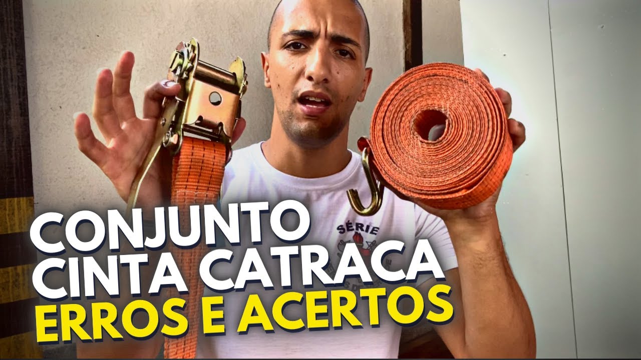 Como Utilizar a CINTA CATRACA - Amarrar Cargas e Estabilização Veicular