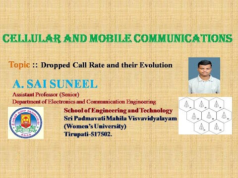 Unit-4 :: CMC :: Dropped Call Rate and their Evolution