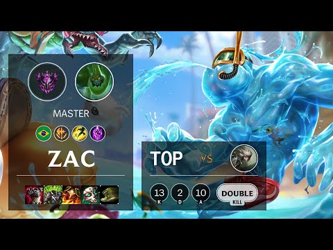 Zac Top vs Camille - BR Master Patch 10.16