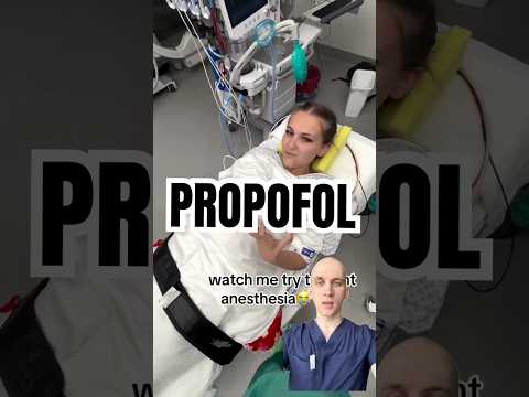 PROPOFOL - the best drug for sedation. Your opinion? #anesthesiology #induction