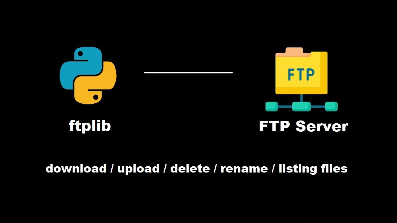 ftplib python module for download / upload / delete / rename / listing files over FTP server