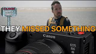Canon R6V COPIES Sony ZVE1 and Nikon ZR But Forgot THIS