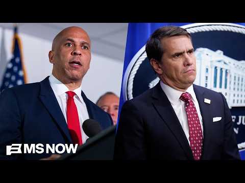 'Pathetic': Sen. Cory Booker mocks Trump DOJ's Reflecting Pool retreat