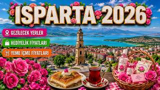 ISPARTA 2026 | GÜLLER, GÖLLER VE GÖNÜLLER ŞEHRİ! 🌹💙 YEME İÇME VE GÜNCEL HEDİYELİ