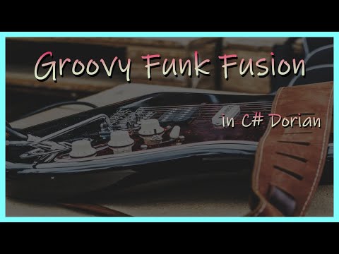 Backing Track Groovy Funk Fusion in C# Dorian Jam for Guitar