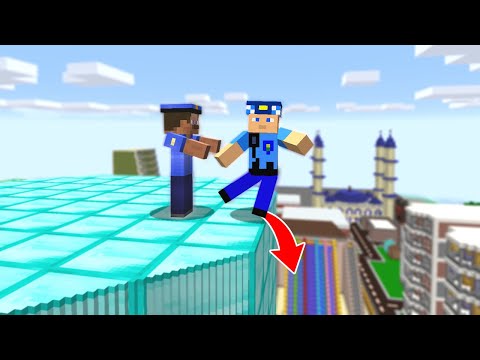 KEREM KOMİSER ELMAS KULEDEN AŞAĞIYA DÜŞÜYOR! 😱 - Minecraft