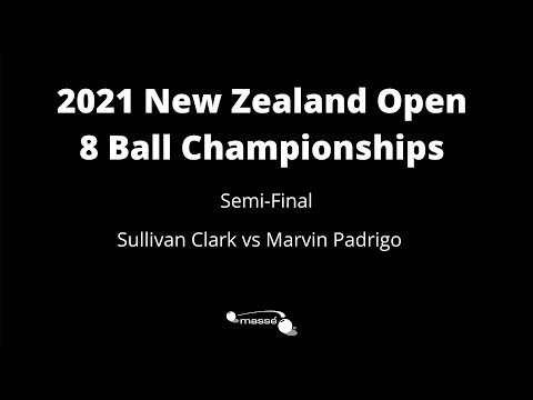 2021 New Zealand Open 8 Ball Live from Massé Pukekohe Semi-Final 1