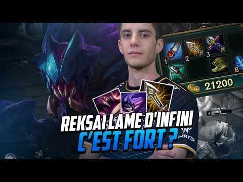 REKSAI LAME D'INFINI C'EST FORT ? - Reksai Jungle IE Patch 9.6